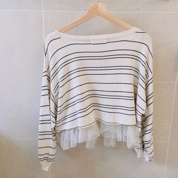 Snidel two pieces set Black stripe top - Picture 5 of 10